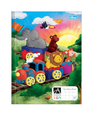 CADERNO BROCHURAO TILIBRA CAPA DURA QUADRICULADO 1X1 KIDS 40 FLS