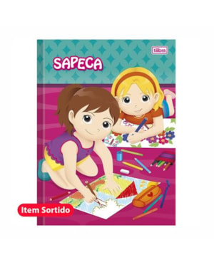 CADERNO BROCHURAO TILIBRA CAPA DURA SEM PAUTA COM 48 - MENINA