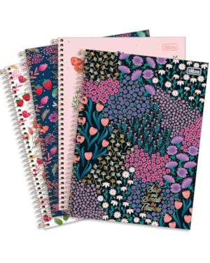 CADERNO CD UNIVERSITÁRIO LE VANILLE - 1M 80F - ITEM SORTIDO