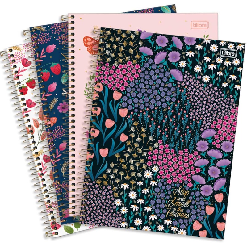 CADERNO CD UNIVERSITÁRIO LE VANILLE - 1M 80F - ITEM SORTIDO