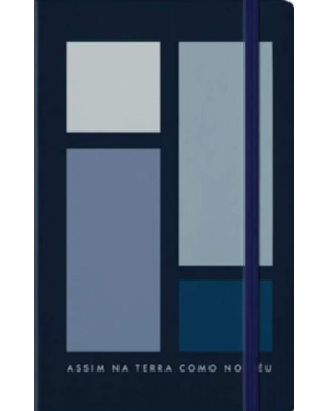 Caderno de Anotações - Azul: Assim na Terra Como no Céu