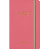 Caderno de Anotações - Rosa: Pois do Senhor é o Reino, Ele Governa as Nações