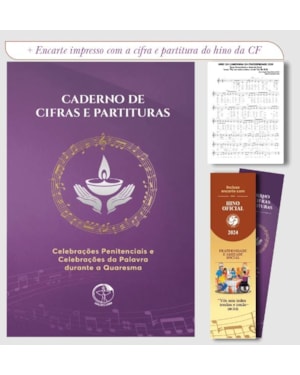 Caderno de cifras e partituras - Celebrações penitenciais: Celebrações da palavra durante a quaresm