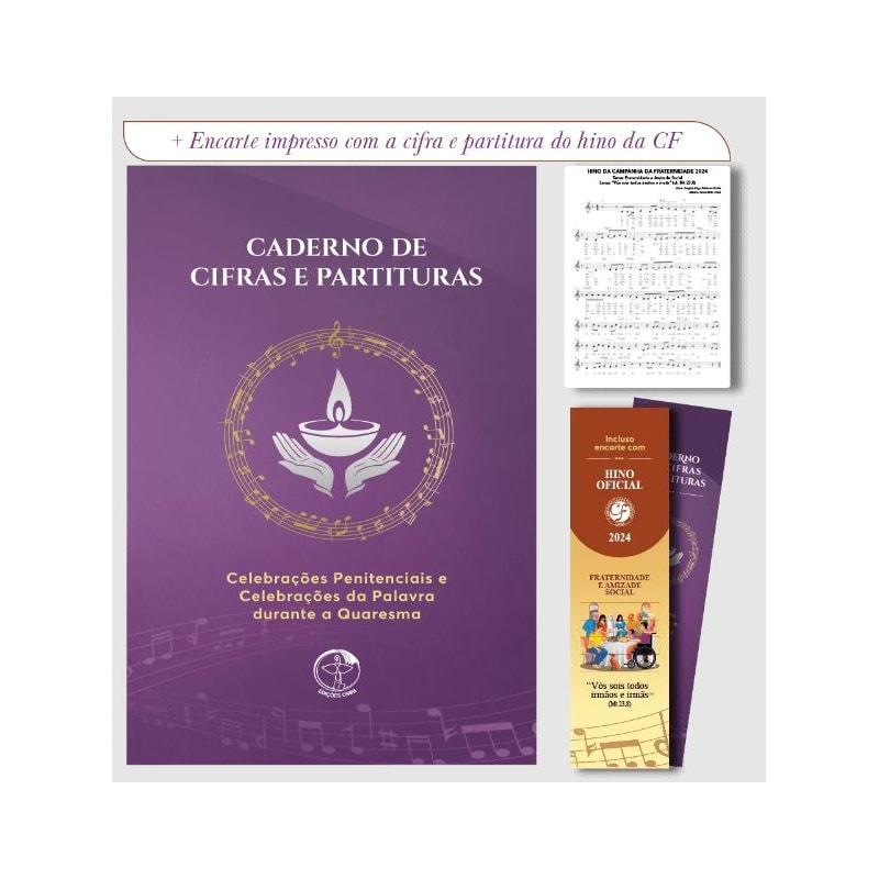 Caderno de cifras e partituras - Celebrações penitenciais: Celebrações da palavra durante a quaresm