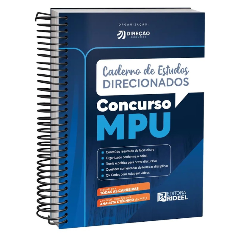 CADERNO DE ESTUDOS DIRECIONADOS - CONCURSO MPU