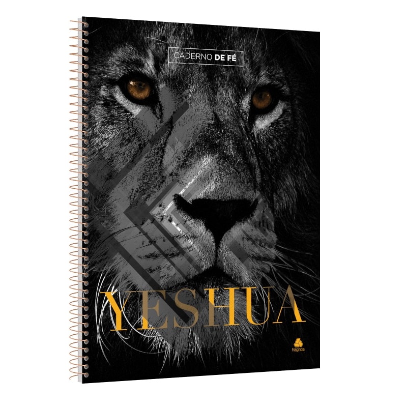 CADERNO DE FÉ - LEÃO YESHUA: UNIVERSITÁRIO CAPA DURA ESPIRAL