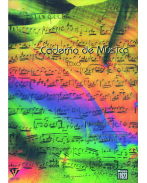 CADERNO DE MÚSICA - 12 PAUTAS