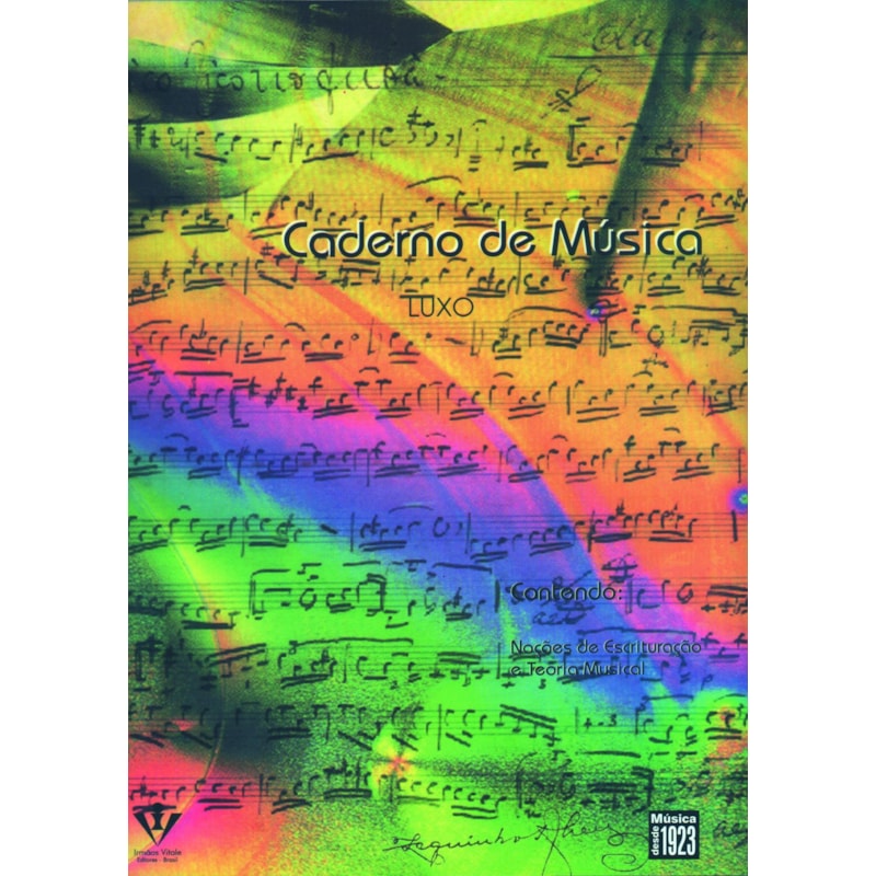 CADERNO DE MÚSICA - 12 PAUTAS