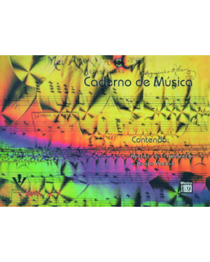 CADERNO DE MÚSICA - 6 PAUTAS