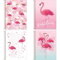 CADERNO ESPIRAL CAPA DURA UNIVERSITÁRIO MINNIE 256 FOLHAS SORTIDO