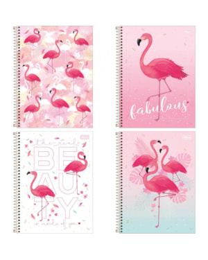 CADERNO ESPIRAL CAPA DURA UNIVERSITÁRIO MINNIE 256 FOLHAS SORTIDO