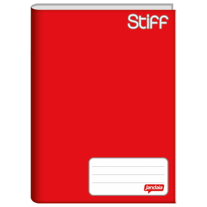 CADERNO JANDAIA VERMELHO 96 FOLHAS