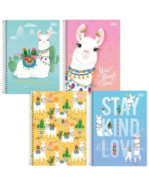 CADERNO TILIBRA UNIVERSITARIO HELLO! 1X1 80 FOLHAS - ITEM SORTIDO
