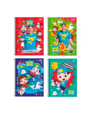 CADERNO TILIBRA UNIVERSITARIO LUCCAS NETO 1X1 80 FOLHAS - ITEM SORTIDO