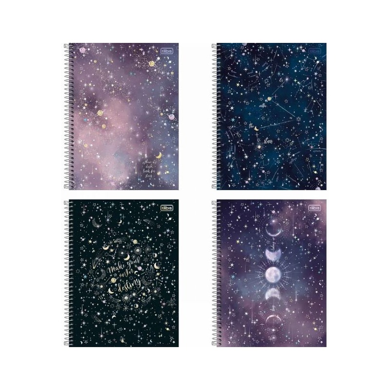 CADERNO TILIBRA UNIVERSITARIO MAGIC 10 MATERIAS  - 160 FLS - ITEM SORTIDO