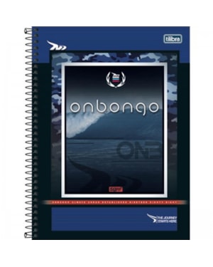 CADERNO UNIVERSITÁRIO ONBONGO 1M 80F