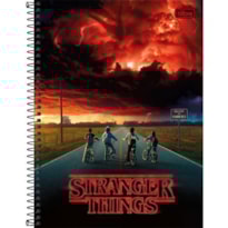 CADERNO UNIVERSITARIO STRANGER THINGS - 160 FOLHAS
