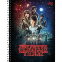 CADERNO UNIVERSITARIO STRANGER THINGS - 256 FOLHAS