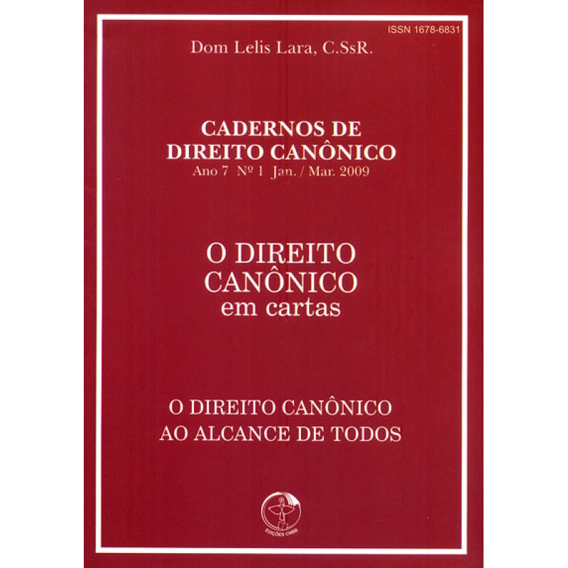CADERNOS DE DIREITO CANÔNICO - DIREITO CANÔNICO EM CARTAS
