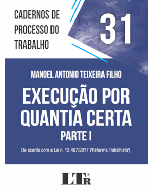 CADERNOS DE PROCESSO DO TRABALHO Nº 31