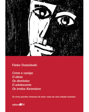 Caixa cinco grandes romances de Dostoiévski