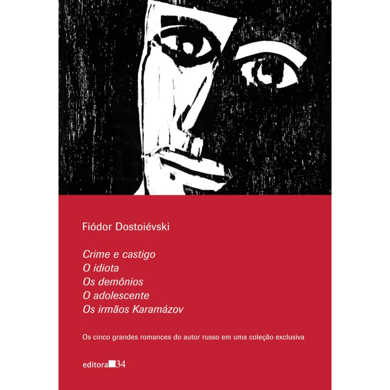Caixa cinco grandes romances de Dostoiévski