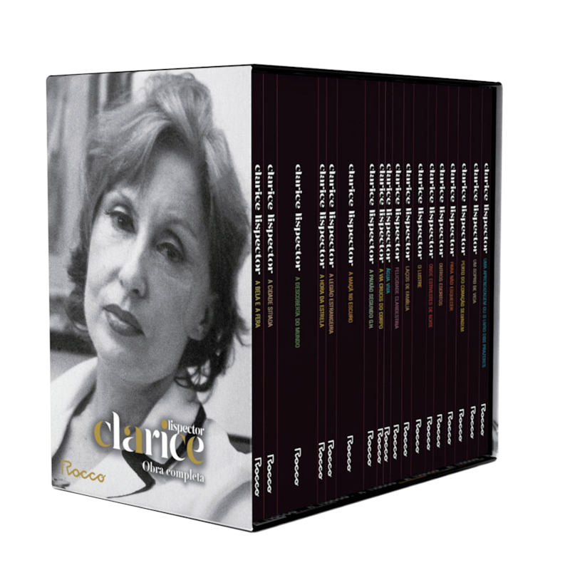 CAIXA ESPECIAL CLARICE LISPECTOR COM 18 LIVROS