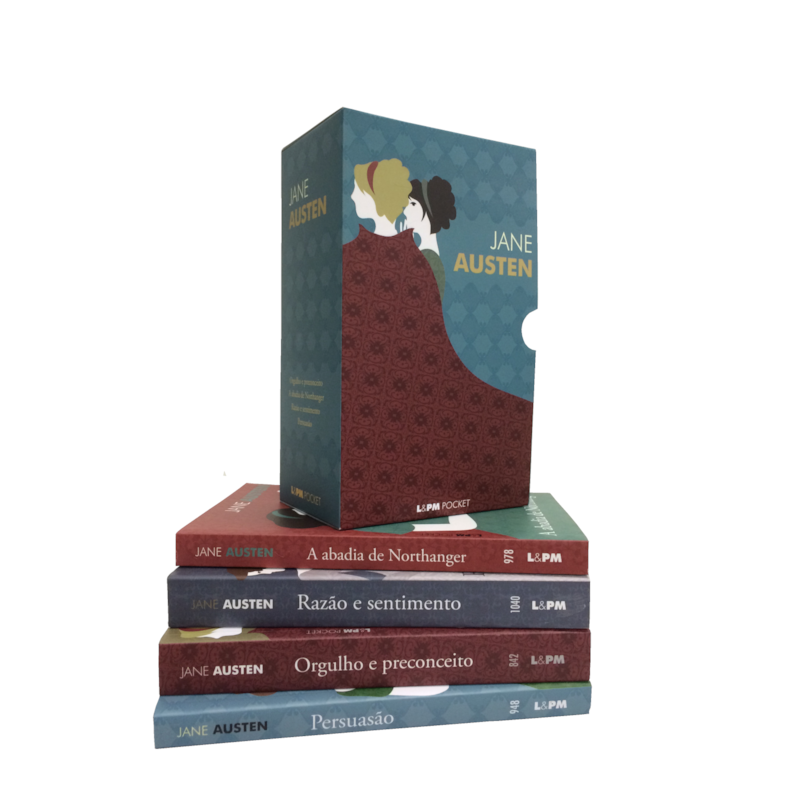 Caixa especial jane austen 4 vol - pocket
