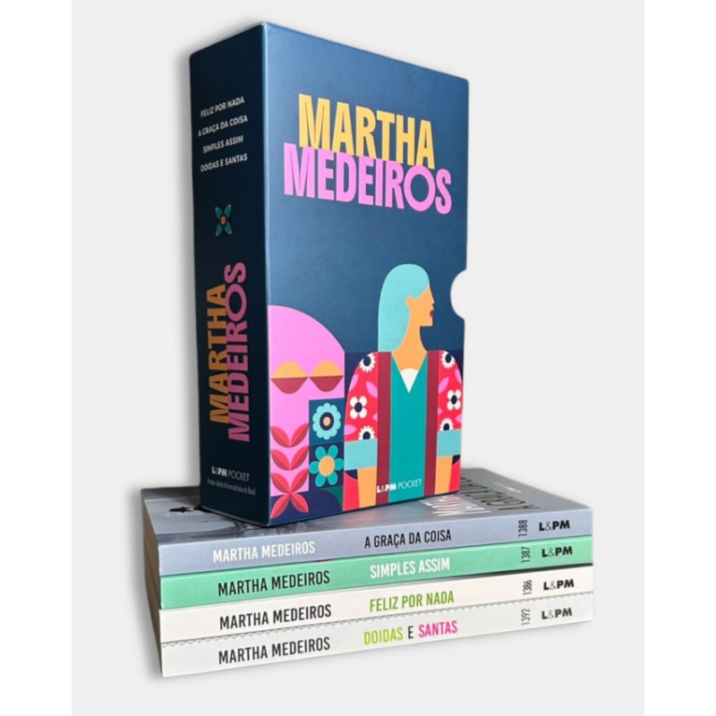Caixa especial Martha Medeiros 4 Volumes - Pocket