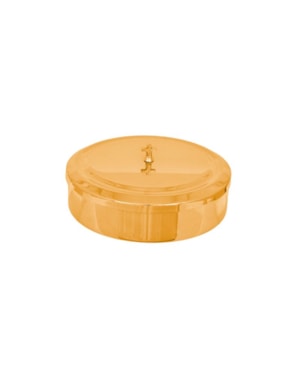CAIXA PARA HÓSTIA 16CM DE ALTURA DOURADO