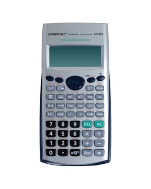 CALCULADORA PROCALC CIENTIFICA COM 403 FUNCOES SC991