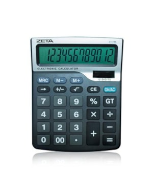 CALCULADORA ZETA MESA ELETRONICA 12 DIGITOS