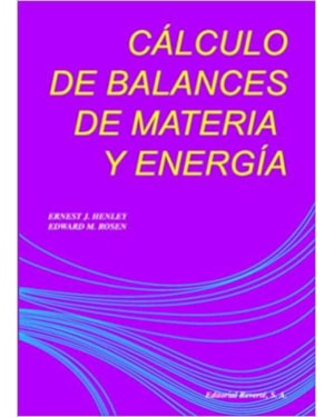 Cálculo de balances de materia y energía