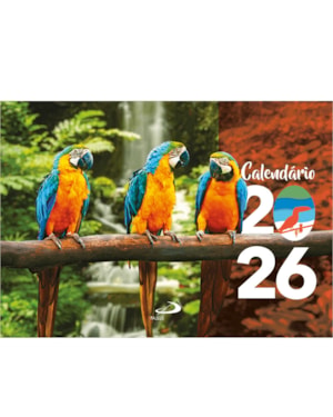 CALENDÁRIO DE MESA 2026 - PAISAGEM
