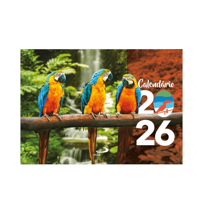 CALENDÁRIO DE MESA 2026 - PAISAGEM