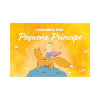 CALENDÁRIO DE MESA 2026 - PEQUENO PRÍNCIPE