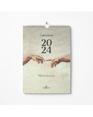 CALENDÁRIO DE PAREDE 2024 - MICHELANGELO - A CRIAÇÃO
