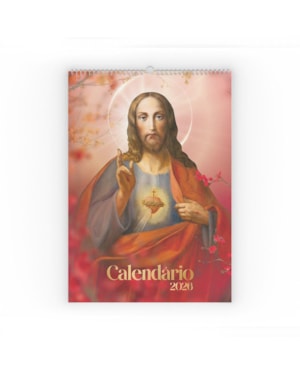 CALENDÁRIO DE PAREDE 2026 - SAGRADO CORAÇÃO DE JESUS