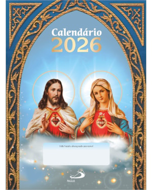 CALENDÁRIO DE PAREDE 2026 - SANTOS - SIMPLES