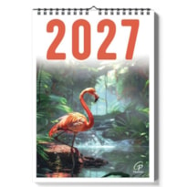 CALENDÁRIO DE PAREDE 2027 - ILUSTRADO