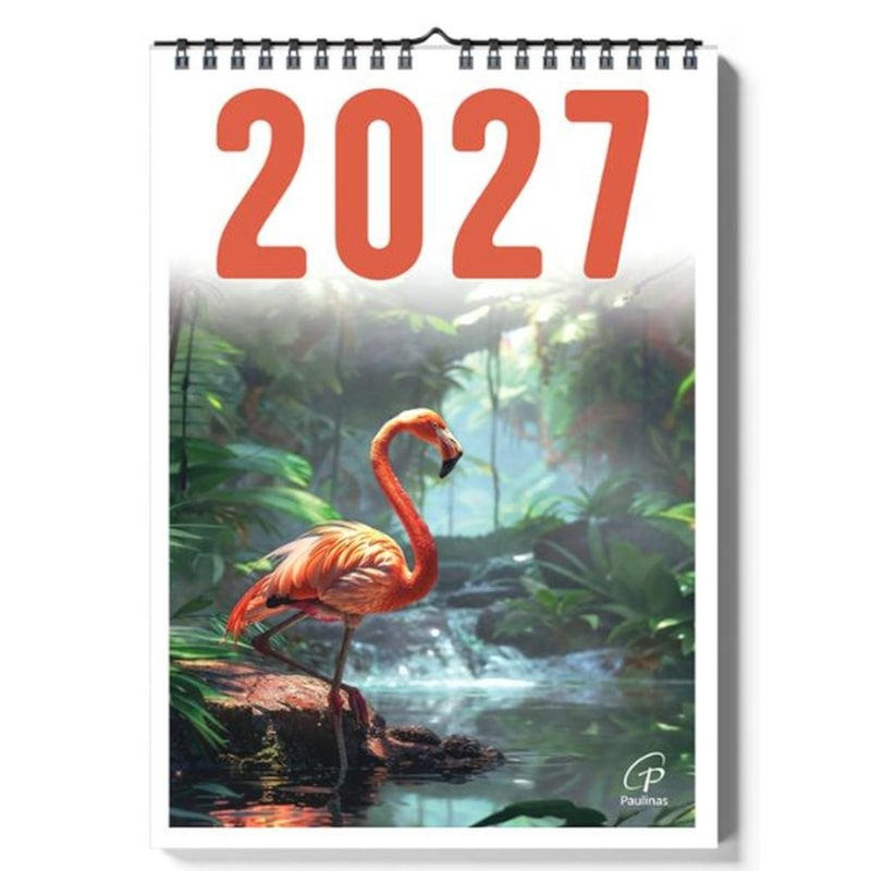 CALENDÁRIO DE PAREDE 2027 - ILUSTRADO