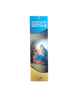 CALENDARIO MARCA PAGINAS 2024 - SANTOS
