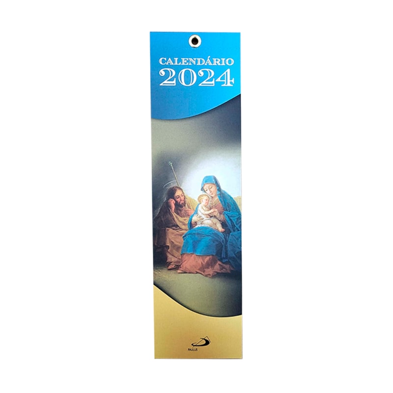 CALENDARIO MARCA PAGINAS 2024 - SANTOS