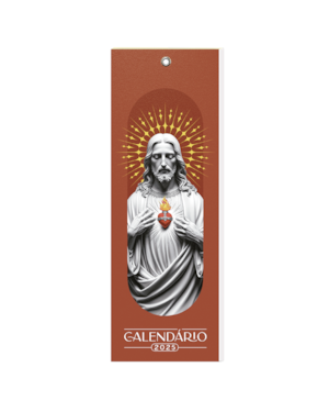 CALENDÁRIO MARCA-PÁGINAS 2025 - JESUS