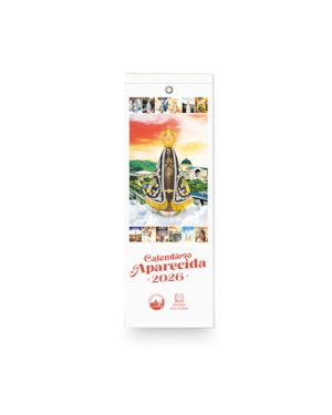 CALENDARIO MARCA-PAGINAS 2026 - APARECIDA