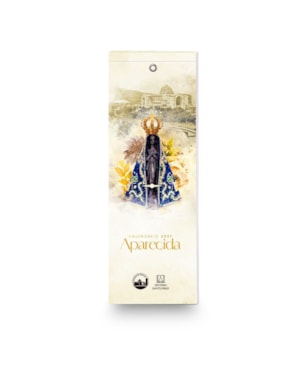 CALENDÁRIO MARCA-PÁGINAS 2027 - APARECIDA