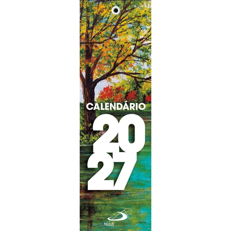 CALENDARIO MARCA PAGINAS 2027 -PAISAGEM