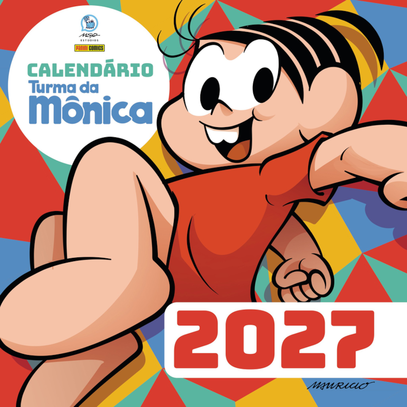 Calendário turma da mônica 2027