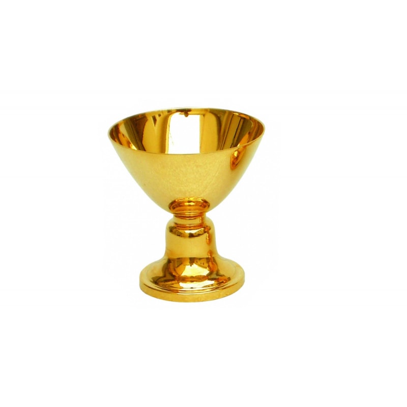 CÁLICE 10CM DE ALTURA DOURADO