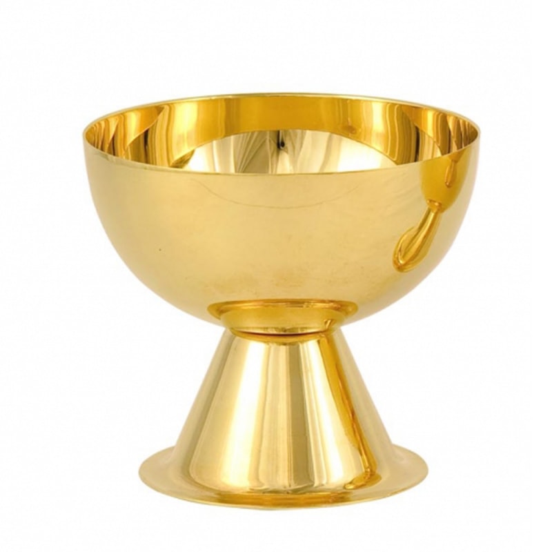 CÁLICE 10CM DE ALTURA DOURADO